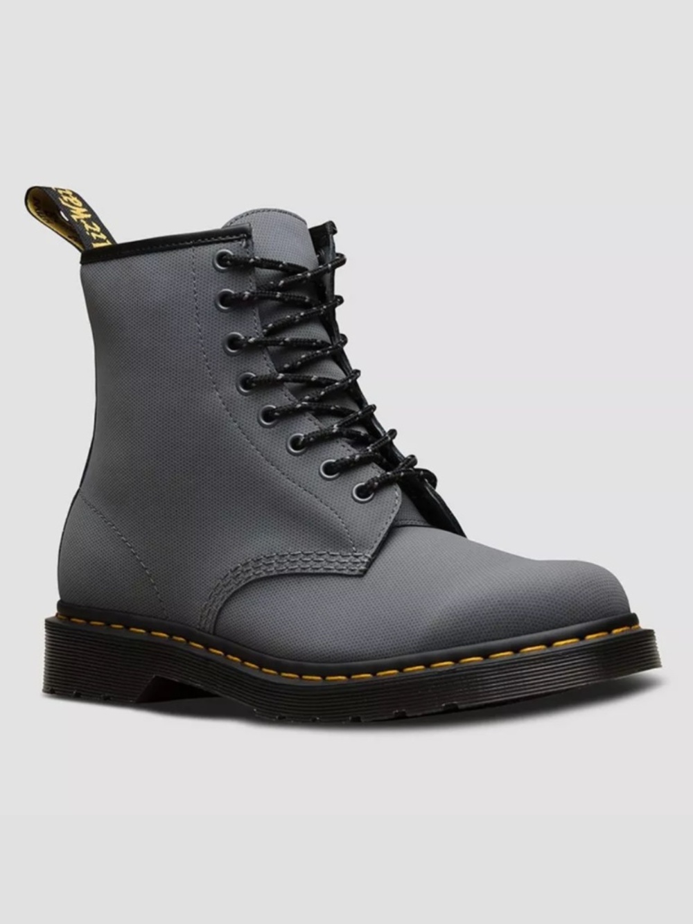 Dr. Martens 1460 Broder Boots In Grey